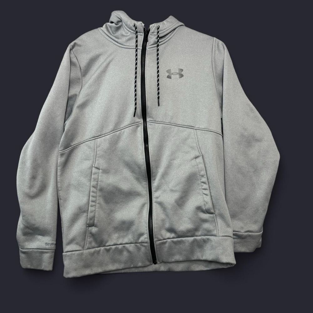 Under Armour Light Gray Zip-Up Jacket‎